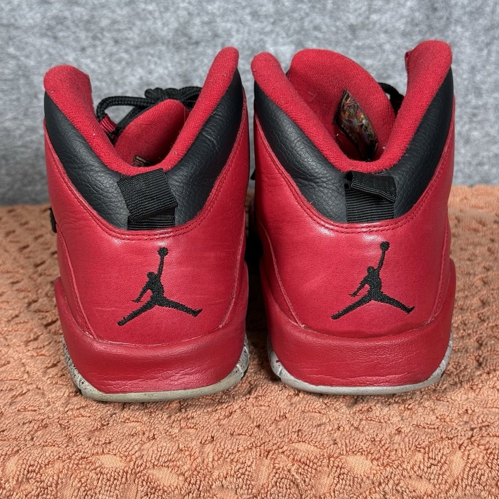 Nike Jordan 10 Retro Bulls Over Broadway Mens 10 Red Black Leather - Picture 3 of 13